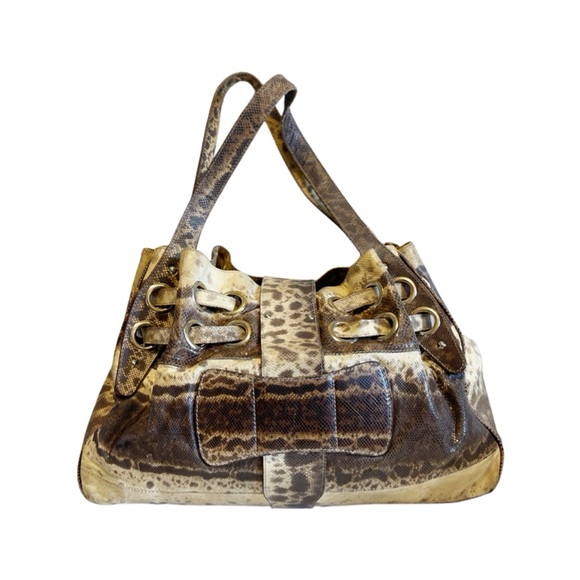 Jimmy Choo Ramona Snake Python Hand Bag Great Condition - Picture 2 of 5